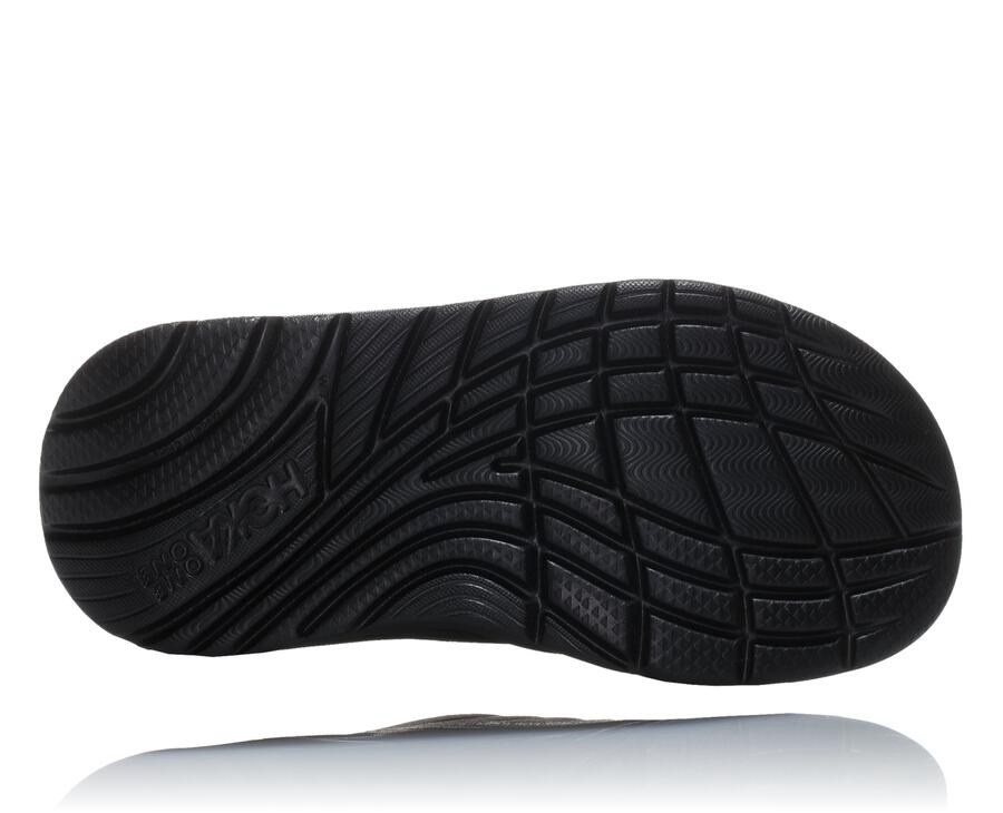 Hoka One One Slippers Heren - Ora Recovery - Zwart - QR9205741